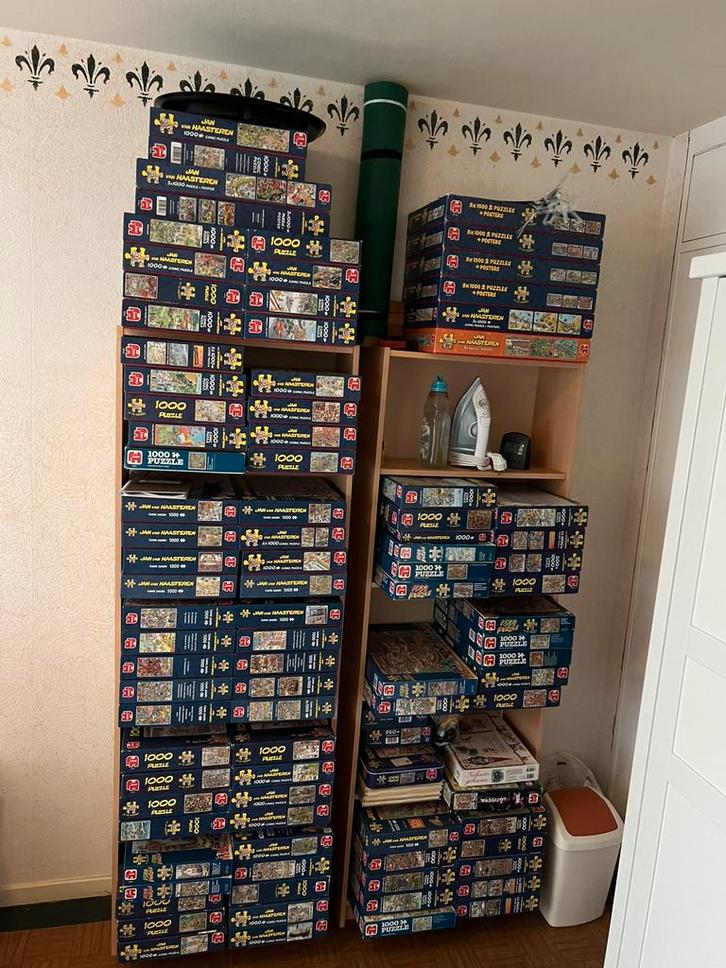 Heel veel Jan van Haasteren puzzels zie omschrijving, Hobby en Vrije tijd, Denksport en Puzzels, Zo goed als nieuw, Legpuzzel