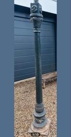 Ijzeren hoge buiten lantaarnpaal, Tuin en Terras, Buitenverlichting, Ophalen, Gebruikt, Staande lamp, 50 tot 250 watt