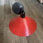 Retro lamp vintage  ROOD metaal E27, Huis en Inrichting, Lampen | Hanglampen, Ophalen, Metaal, Minder dan 50 cm
