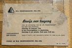W.A. Frontzorgactie 43-44 toegangsbewijs Amsterdam, Verzamelen, Militaria | Tweede Wereldoorlog, Ophalen of Verzenden, Landmacht