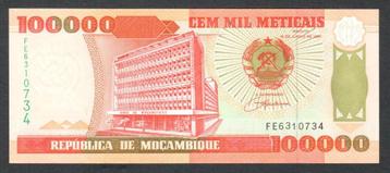 Bankbiljet - Mozambique 100.000 Meticais 1993 - UNC. beschikbaar voor biedingen