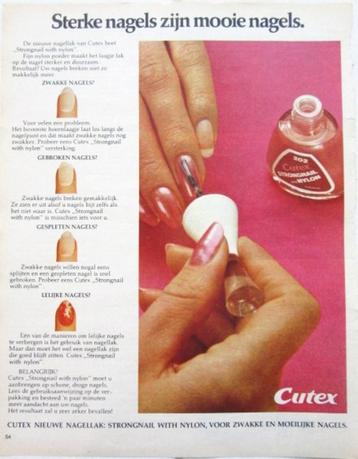 38 vintage advertenties reclames Cutex 35-76 Nagels Mascara beschikbaar voor biedingen