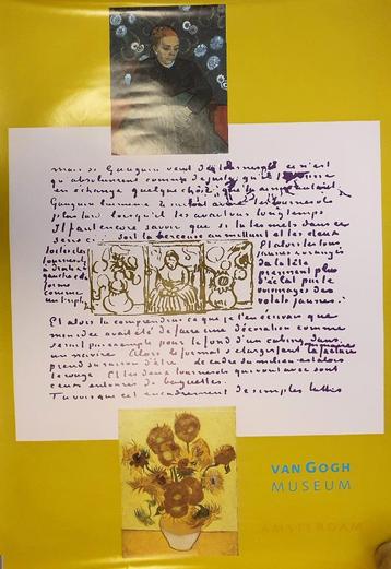 Van Gogh museum poster beschikbaar voor biedingen