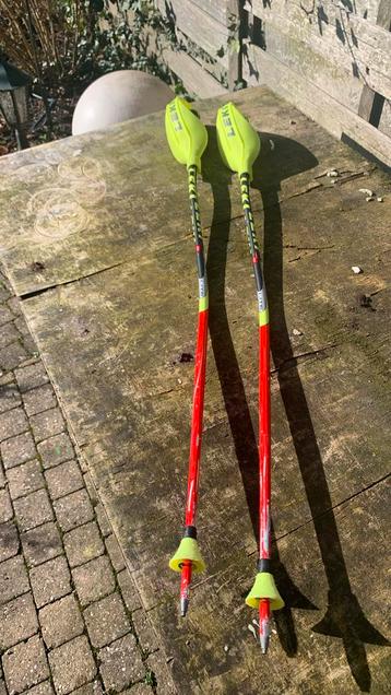 Leki worldcup skistokken 105cm met slalomkappen beschikbaar voor biedingen