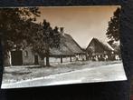 Foto ansicht zwart wit Pothuis oud Saksische boerderij., Ophalen of Verzenden, 1940 tot 1960, Drenthe