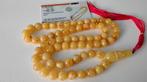 Baltische amber barnsteen tesbih ketting, Ophalen of Verzenden, Overige materialen, Ketting
