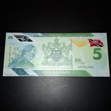 ### Trinidad en Tobago 5 dollar 2020 ### beschikbaar voor biedingen