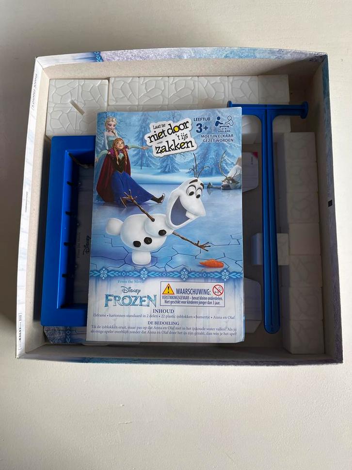 Frozen: Niet door het ijs zakken - Bordspel, Hobby en Vrije tijd, Gezelschapsspellen | Bordspellen, Gebruikt, Een of twee spelers