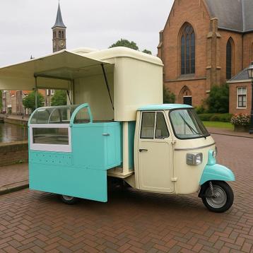 Unieke elek Vespa APE (look) foodtruck – klaar voor events! beschikbaar voor biedingen
