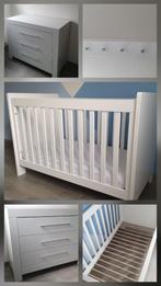 Bopita Verona ledikant, commode en legplank, Ophalen, Gebruikt, Lattenbodem, Minder dan 140 cm