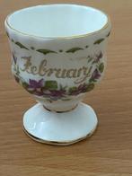 Eierdopje Royal Albert " February", Ophalen of Verzenden, Zo goed als nieuw, Overige typen