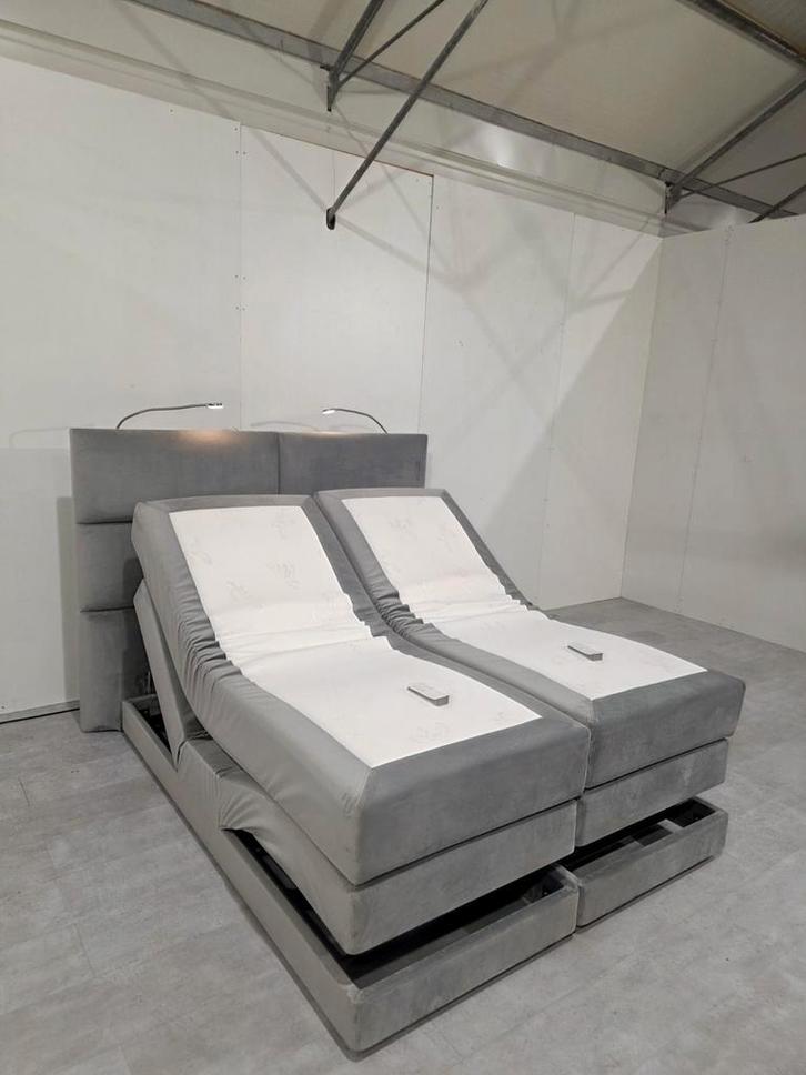 Swiss Sense Elektrisch Boxspring 160x200, Huis en Inrichting, Slaapkamer | Boxsprings, Zo goed als nieuw, 160 cm, 200 cm, Tweepersoons