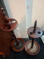 Antieke Tabaksstandaards/Pijpenstandaards - Set van 2, Ophalen