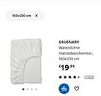 Matrasbeschermer waterdicht, Tweepersoons, Ophalen of Verzenden, Zo goed als nieuw, 200 cm