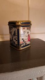 Oud chinees theeblikje blikje thee, Verzamelen, Blikken, Ophalen of Verzenden, Gebruikt, Thee