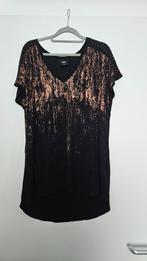 NU Denmark shirt, koperkleur met studs, mt L. nieuw!, NU Denmark, Zwart, Maat 42/44 (L), Nieuw