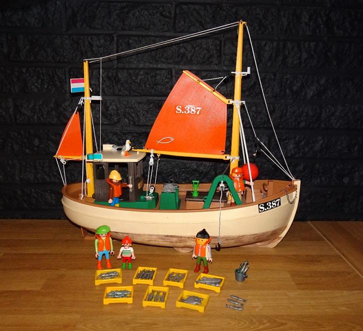 00 - Vissersboot Suzanne 3551, Kinderen en Baby's, Speelgoed | Playmobil, Gebruikt, Complete set, Ophalen of Verzenden