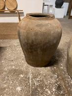 Oude pot Olijfpot olijfkruik, Antiek en Kunst, Curiosa en Brocante, Ophalen of Verzenden