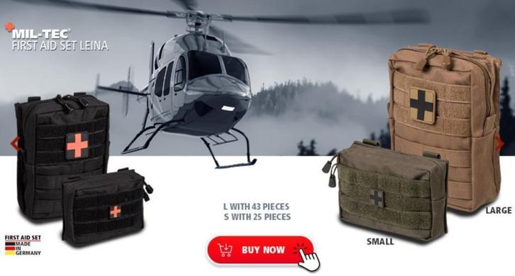 ehbo kit molle system voor backpack, Diversen, Verpleegmiddelen, Nieuw, Verzenden