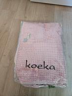 Koeka Ledikantdeken OSLO Pink/silver grey, Ophalen, Zo goed als nieuw, Deken