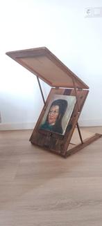 schildersezel antiek, opvouwbaar, ex. schilderijtje, Ophalen of Verzenden