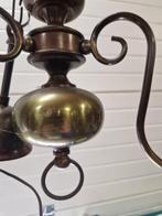 kroonluchter messing met 3 lampen, Ophalen of Verzenden, 'T Olde Gre-j, Info@toldegrej.nl, Endepoelstraat 20f Didam