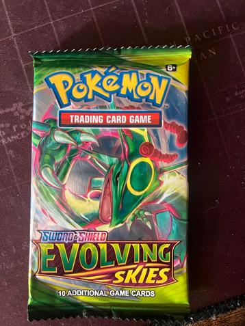 Pokémon Evolving Skies Booster Pakket beschikbaar voor biedingen