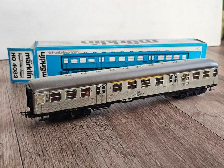 Modeltrein Ho marklin wagon 4083 met doos, Hobby en Vrije tijd, Modeltreinen | H0, Zo goed als nieuw, Wagon, Wisselstroom, Märklin