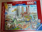 Cities of the world puzzel Rotterdam, Hobby en Vrije tijd, Denksport en Puzzels, Ophalen of Verzenden, 500 t/m 1500 stukjes, Zo goed als nieuw