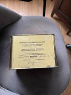 Blik met inhoud 72 noodbiscuits 1 kg, Verzamelen, Ophalen of Verzenden, Landmacht, Nederland, Overige typen