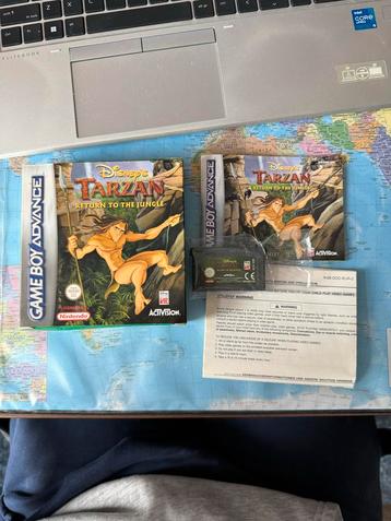 Gameboy Advance Tarzan Return to the jungle Compleet in Doos beschikbaar voor biedingen