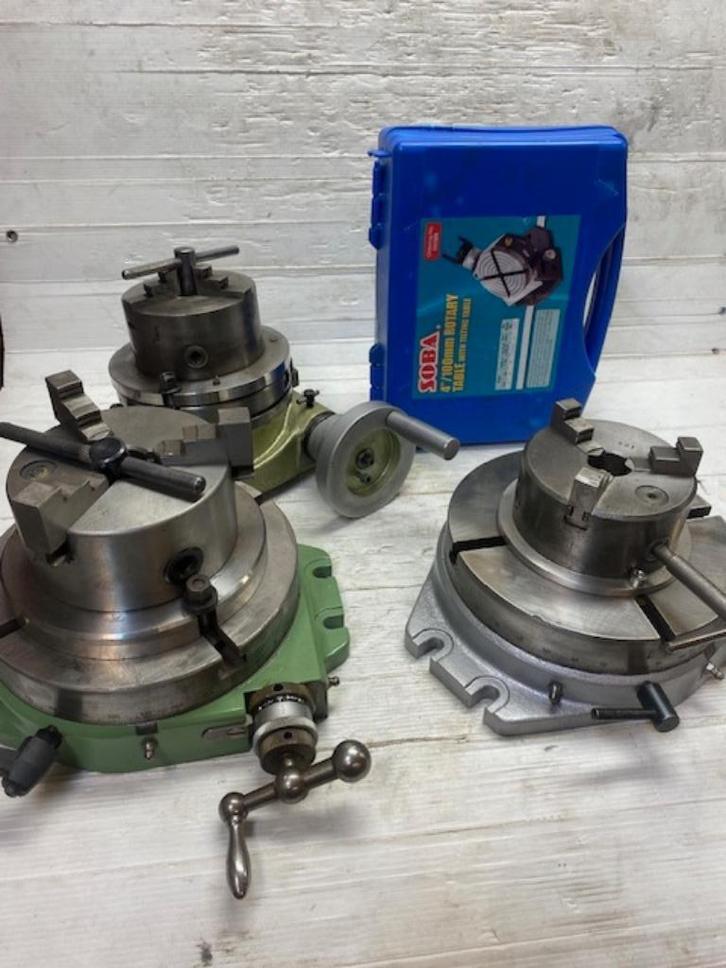 Verdeelplaten, Doe-het-zelf en Verbouw, Draaibanken, Gebruikt, Metaaldraaibank, Ophalen of Verzenden