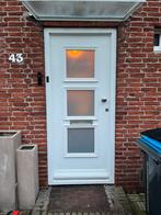 Houten voordeur, Deurkozijn, 150 tot 225 cm, Gebruikt, 75 tot 150 cm