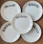 5 Villeroy & Boch Borden - Amsterdam Grachten, Ophalen, Gebruikt, Bord(en), Overige stijlen