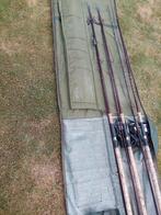 Karperhengelset 12ft 2,5lb met Shimano Baitrunner 4500 USA, Watersport en Boten, Hengelsport | Karpervissen, Ophalen, Gebruikt