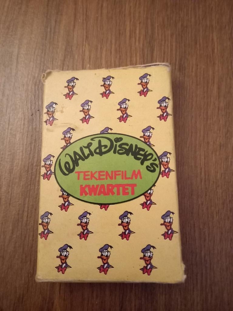 Walt Disney Tekenfilm Kwartet - Vintage Kaartspel, Vijf spelers of meer, Ophalen of Verzenden, Gebruikt, Walt Disney