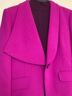 Asymmetrische Madeleine blazer van gekookte wol, Kleding | Dames, Maat 38/40 (M), Ophalen of Verzenden, Roze, Gedragen