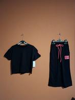 Zwarte meisjes set maat 116, Kinderen en Baby's, Kinderkleding | Maat 116, Ophalen of Verzenden, Nieuw, Meisje, Setje