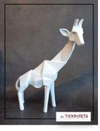 Witte giraf – 33 cm hoog, Verzamelen, Beelden en Beeldjes, Ophalen of Verzenden