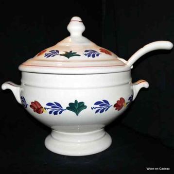 Boerenbont soepterrine met gesloten greep+lepel Boerenbond beschikbaar voor biedingen