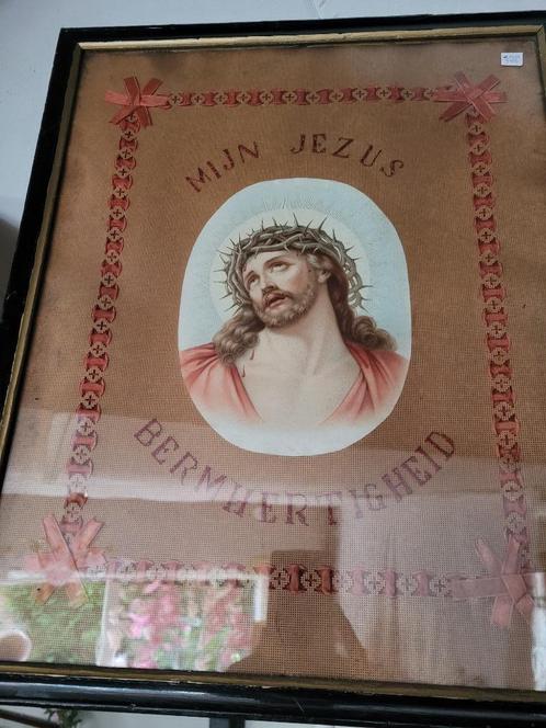 lijst met religieuze afbeelding, Verzamelen, Religie, Zo goed als nieuw, Christendom | Katholiek, Overige typen, Ophalen of Verzenden