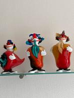 Vrolijke glazen clowns, Ophalen