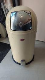 Vintage Wesco Kickboy Prullenbak 60L - Crème, Huis en Inrichting, Ophalen, Gebruikt, Met pedaal, 50 tot 75 cm