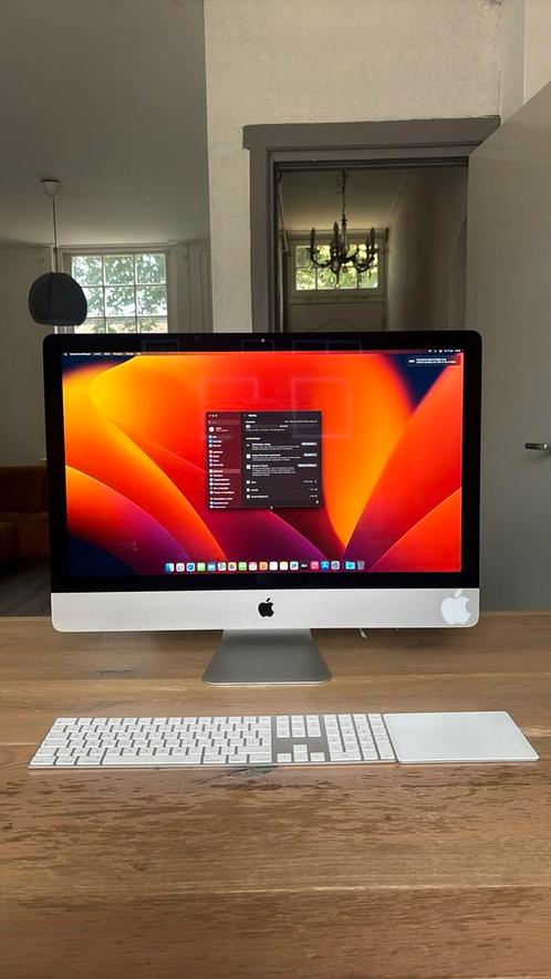 Imac 27 inch, 2017 incl trackpad, Computers en Software, Apple Desktops, Zo goed als nieuw, iMac, SSD, 3 tot 4 Ghz, Ophalen