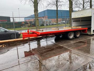 Landbouw Aanhanger - Platte Wagen beschikbaar voor biedingen
