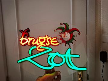 Nieuwe originele lichtreclame Brugse Zot beschikbaar voor biedingen