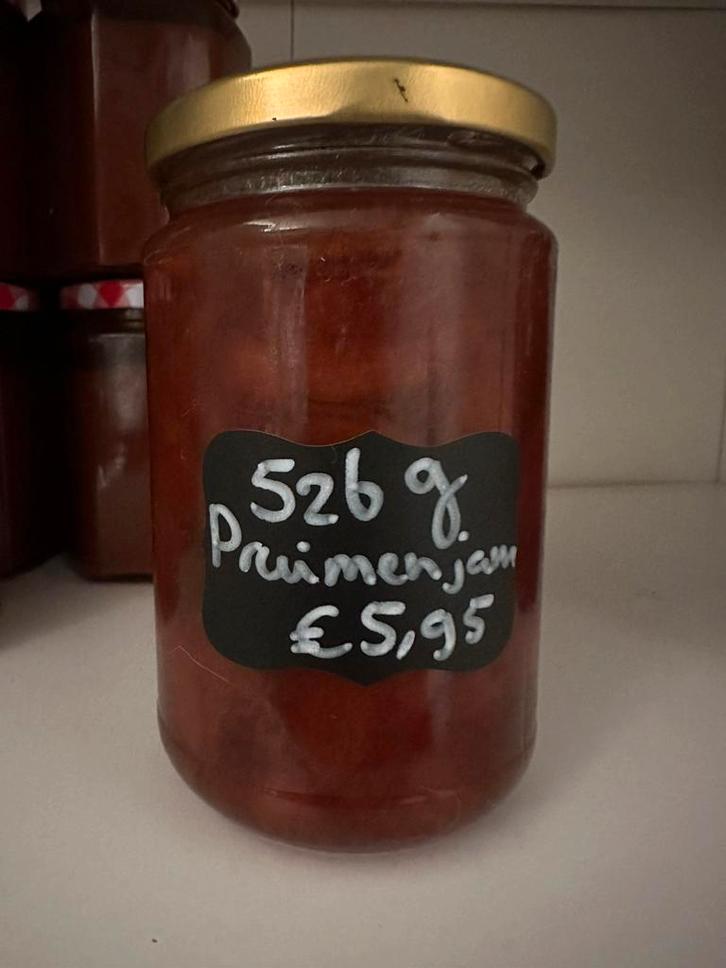 Huisgemaakte pruimenjam - verschillende inhoud, Diversen, Levensmiddelen, Ophalen