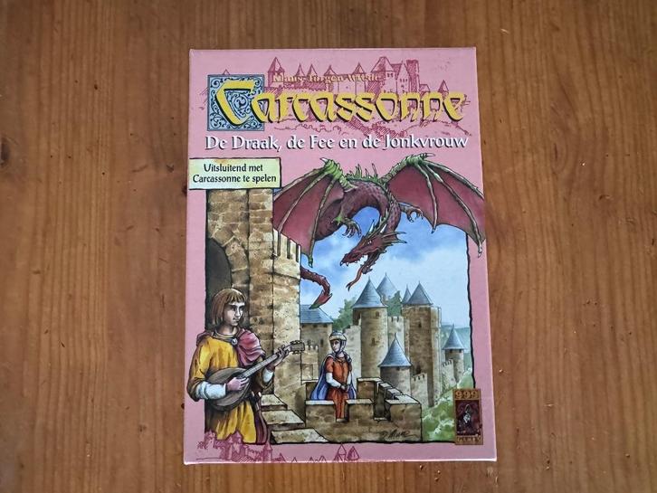 Carcassonne uitbreiding De Draak bordspel, Hobby en Vrije tijd, Gezelschapsspellen | Bordspellen, Gebruikt, Ophalen of Verzenden