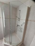 douchecabine 100 x 100 cm (halfrond)  incl. kraan, Ophalen of Verzenden, Gebruikt, Douche