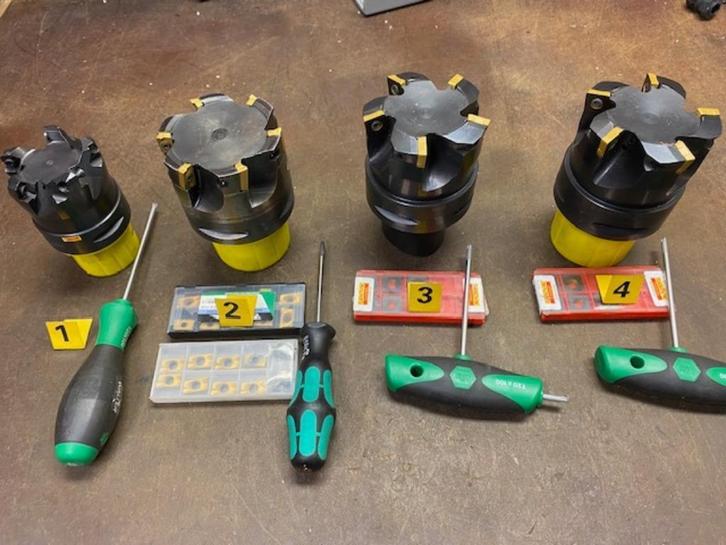 Sandvik Coromill kopfrezen, Doe-het-zelf en Verbouw, Gereedschap | Freesmachines, Nieuw, Elektrisch, Overige soorten, Verzenden